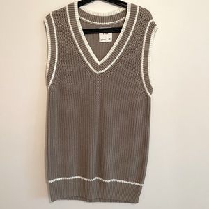Abercrombie & Fitch Sweater Vest Mini Dress